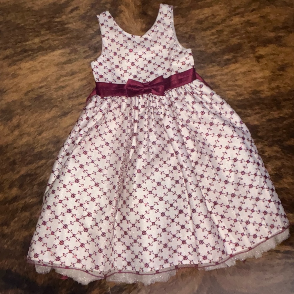 Elegant Kids Dress with Bow Accent